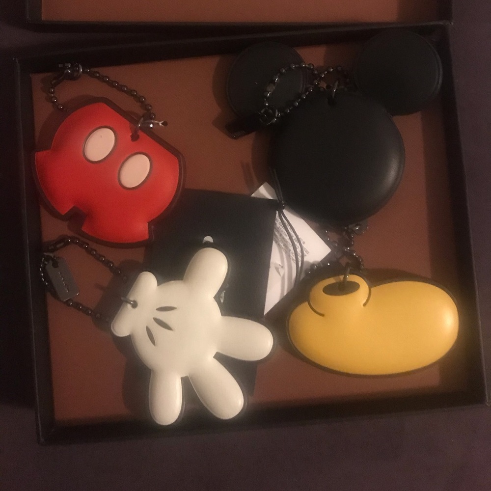 Disney x Coach Mickey Mouse Hangtag Set of 4